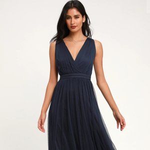 LULU’s Blue Long Dress